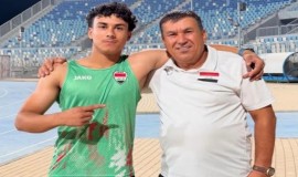 أول ميدالية للعراق في البطولة العربية لألعاب القوى