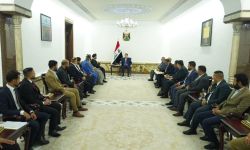 السوداني يستقبل وفداً من أهالي محافظة المثنى بقيادة حميد الياسري