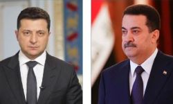 زيلينسكي للسوادني: العراق دولة محورية ومهمة وانا حريص على تطوير العلاقات في جميع المجالات