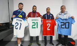 المنتخب العراقي بالزي الأبيض ببطولة كأس العالم للشباب