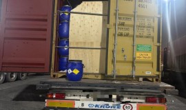 ضبط مادة كيميائية معده للتهريب في ميناء أم قصر الشمالي