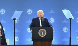 ترامب خلال تجمع انتخابي: أنهينا اليوم الحرب مع إيران