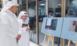 معرض فني بالدوحة يصور مأساة الشعب الفلسطيني في غزة