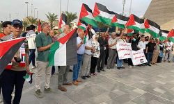 العراق يشهد فعاليات احتجاجية منددة بالجرائم الصهيونية المستمرة ضد الشعب الفلسطيني