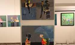 "بقعة ضوء" عنوان للمعرض الشخصي للفنان العراقي إبراهيم حسين