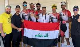 الدراج أحمد عبد الأمير يحصد الوسام الذهبي في بطولة آسيا للدراجات